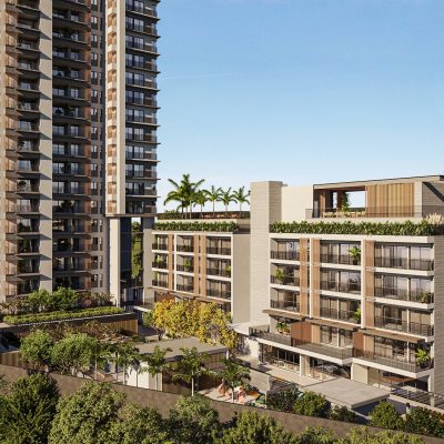 Jardins privados do Ouse Natural Home.