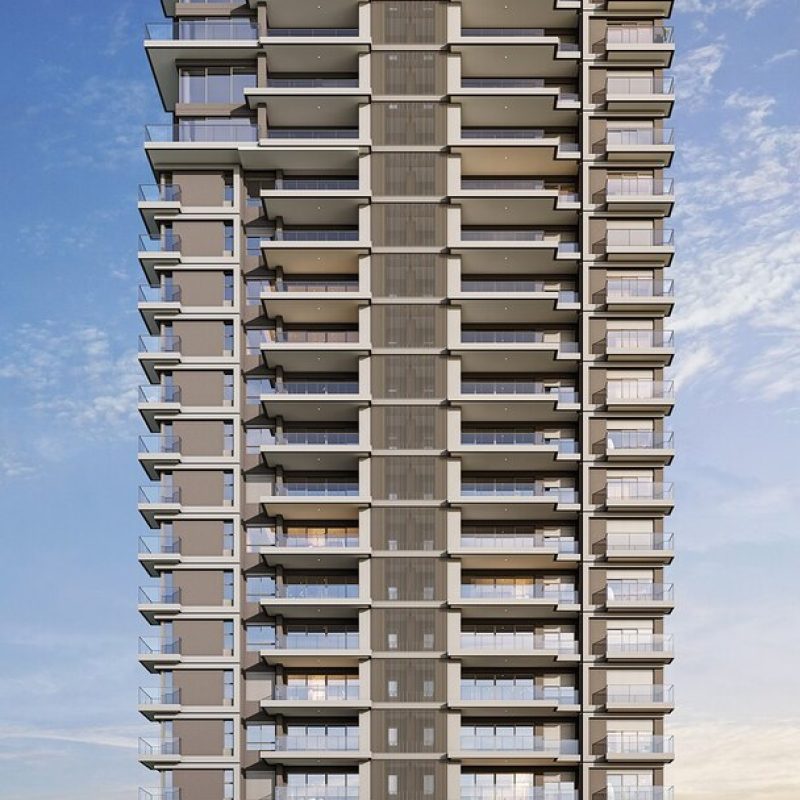 Fachada da torre Horizont.