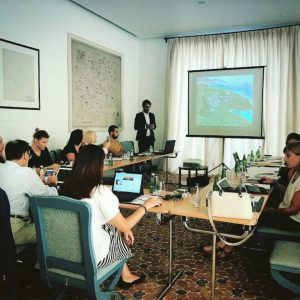 Renato Conde na apresentação do Alberge Resort Montenegro, Herceg Novi, Montenegro.